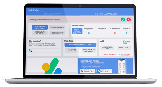 AQ Manager - le portail client